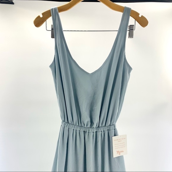 NWT Show Me Your Mumu Kendall Boho Blue‎ Maxi Dress - Picture 6 of 13